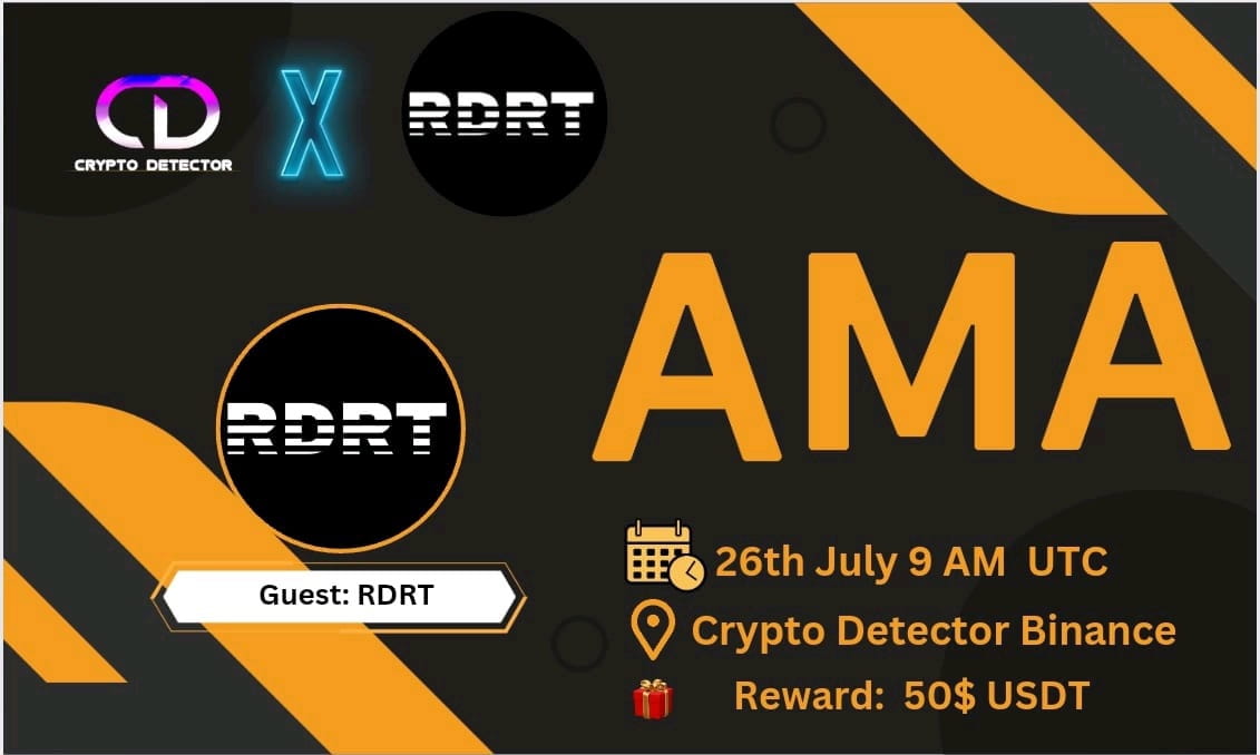 Crypto Detector  will be holding AMA with RDRT