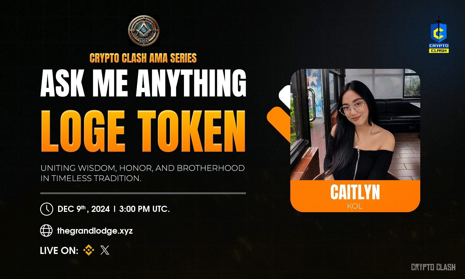 AMA - LOGE TOKEN X Crypto Clash | $50 USDT Rewards