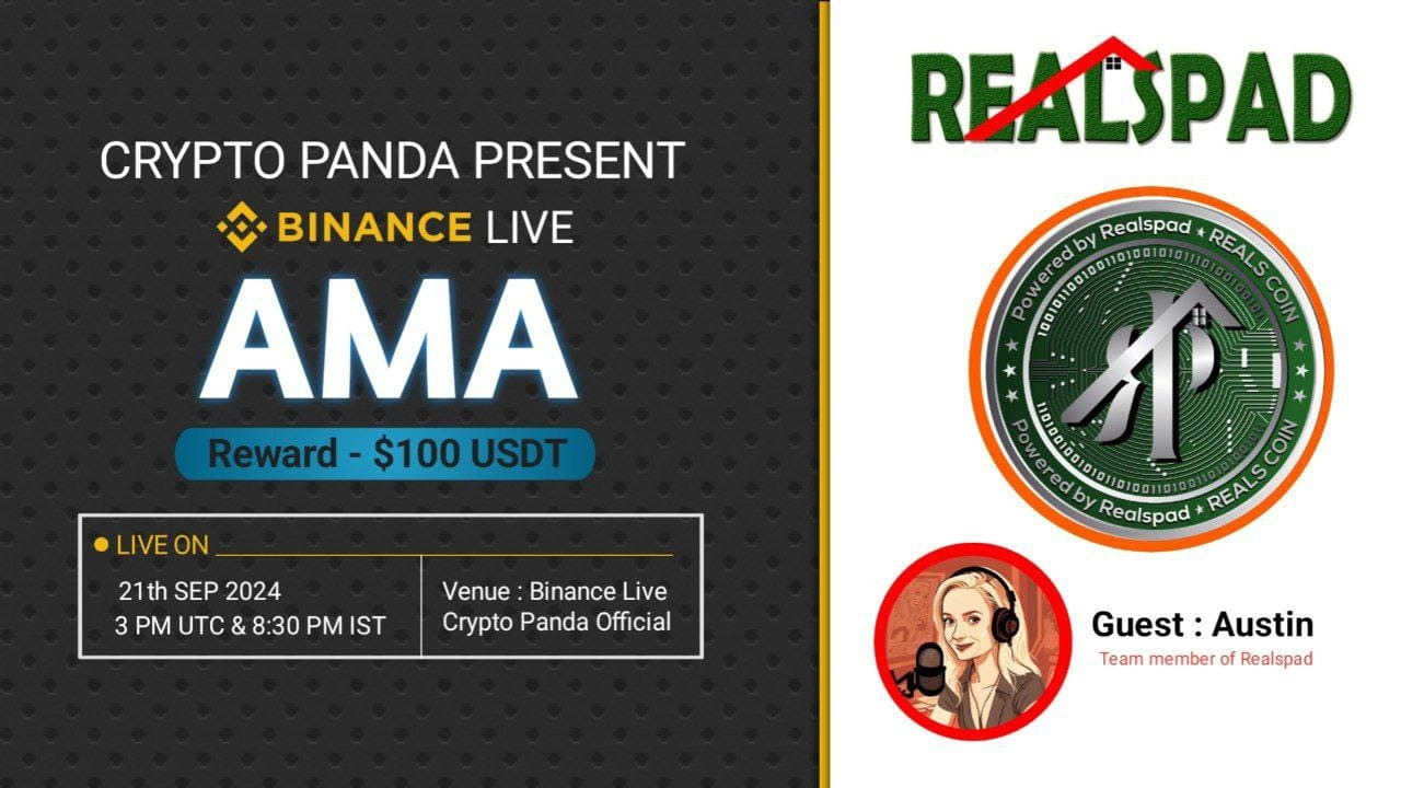 Crypto Panda presents AMA with RealsPad