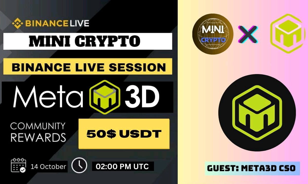 AMA : Mini Crypto With Meta 3D