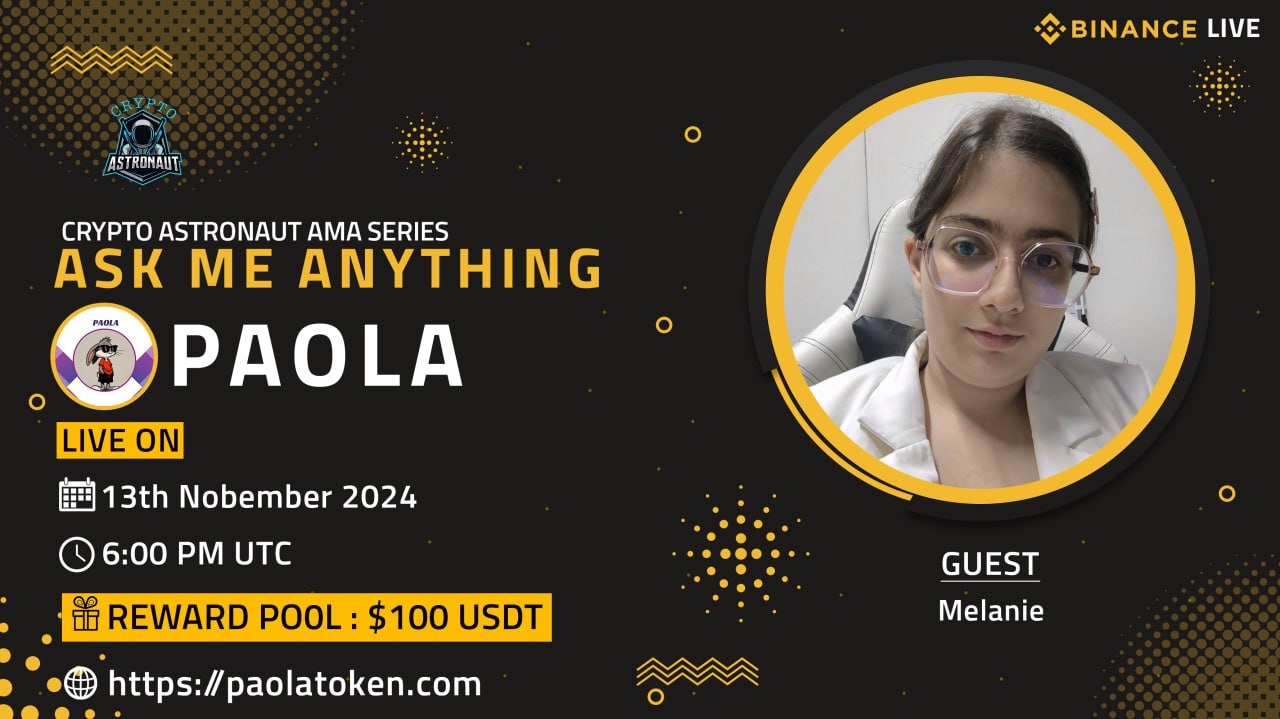 Crypto Host AMA with PAOLA