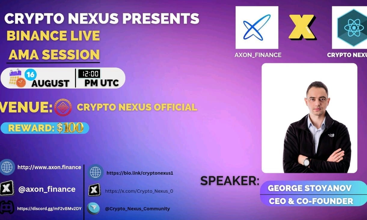 Crypto nexus AMA With axon_finance