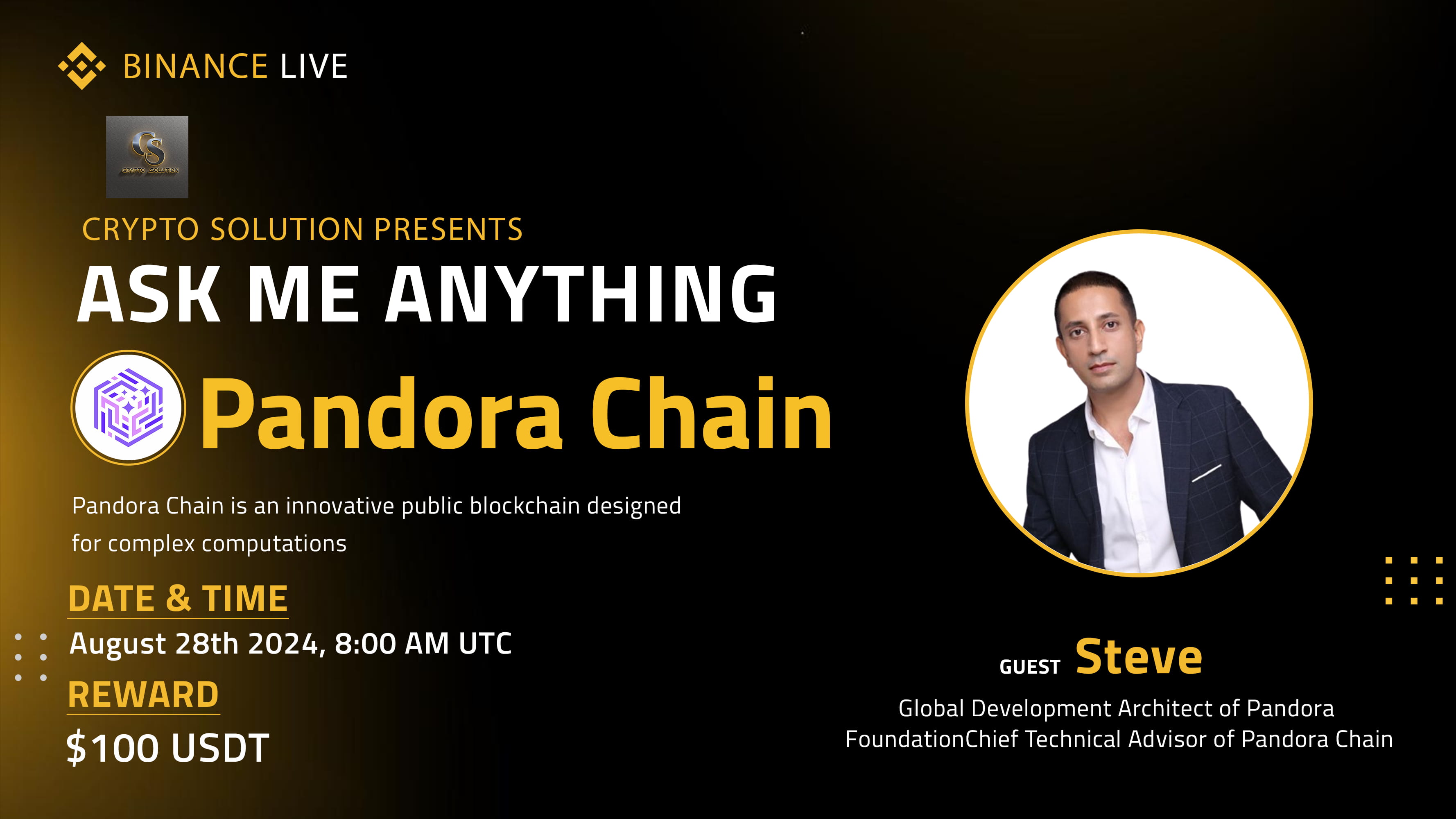 AMA - Crypto Solution <> Pandora Chain