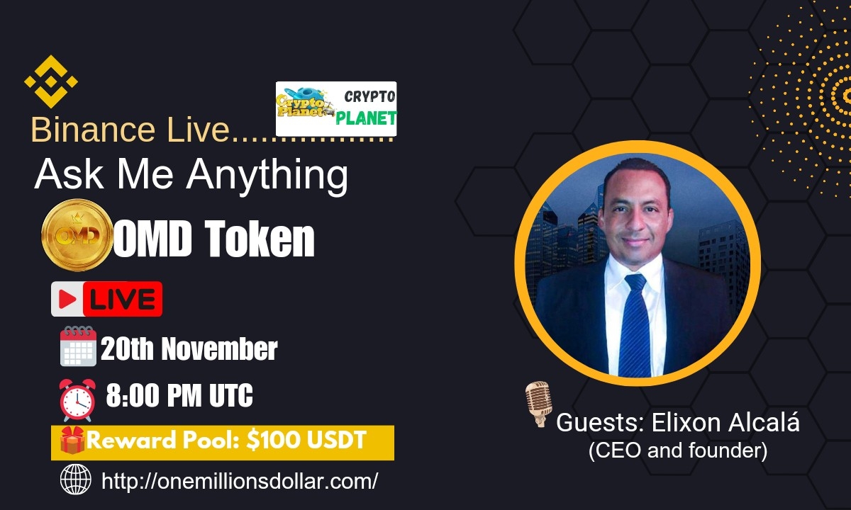 Crypto Planet Binance Live AMA with OMD Token