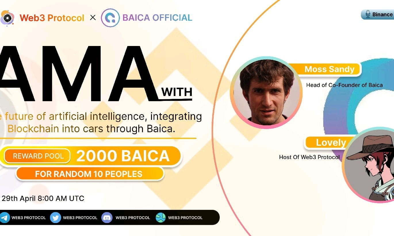 Baica X Web3 Protocol Binance Live AMA || 2000 BAICA for all 