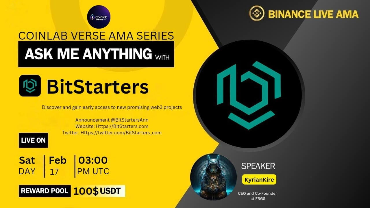 BINENCE LIVE AMA WITH BITSTARTERS