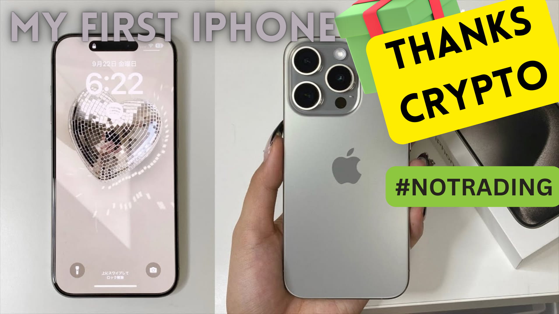 I bought my first iphone with crypto | No trading