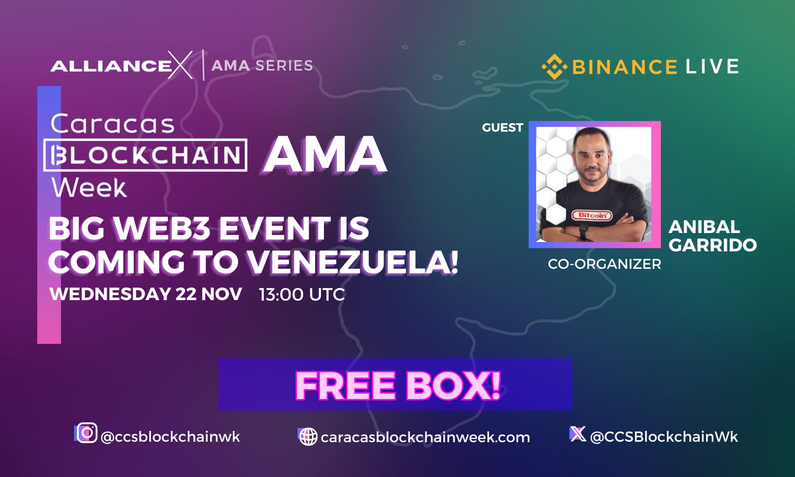 AllianceX Will Be Holding AMA With CCS Blockchain Week | Boxs!