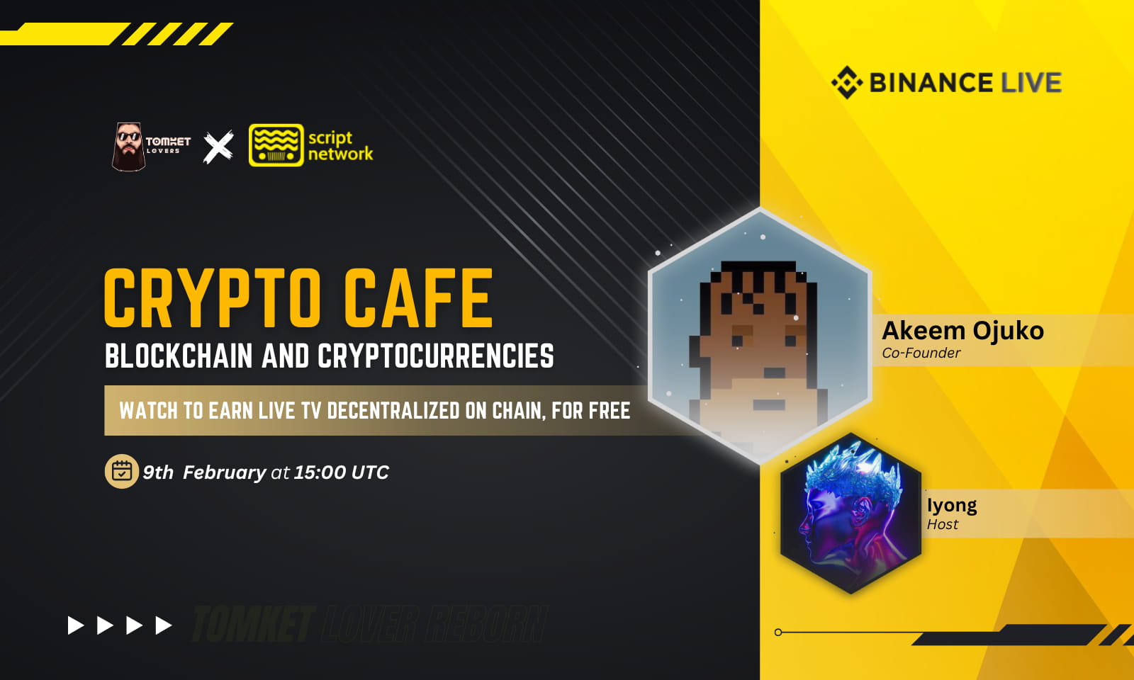 Crypto Cafe : Watch To Earn Live TV