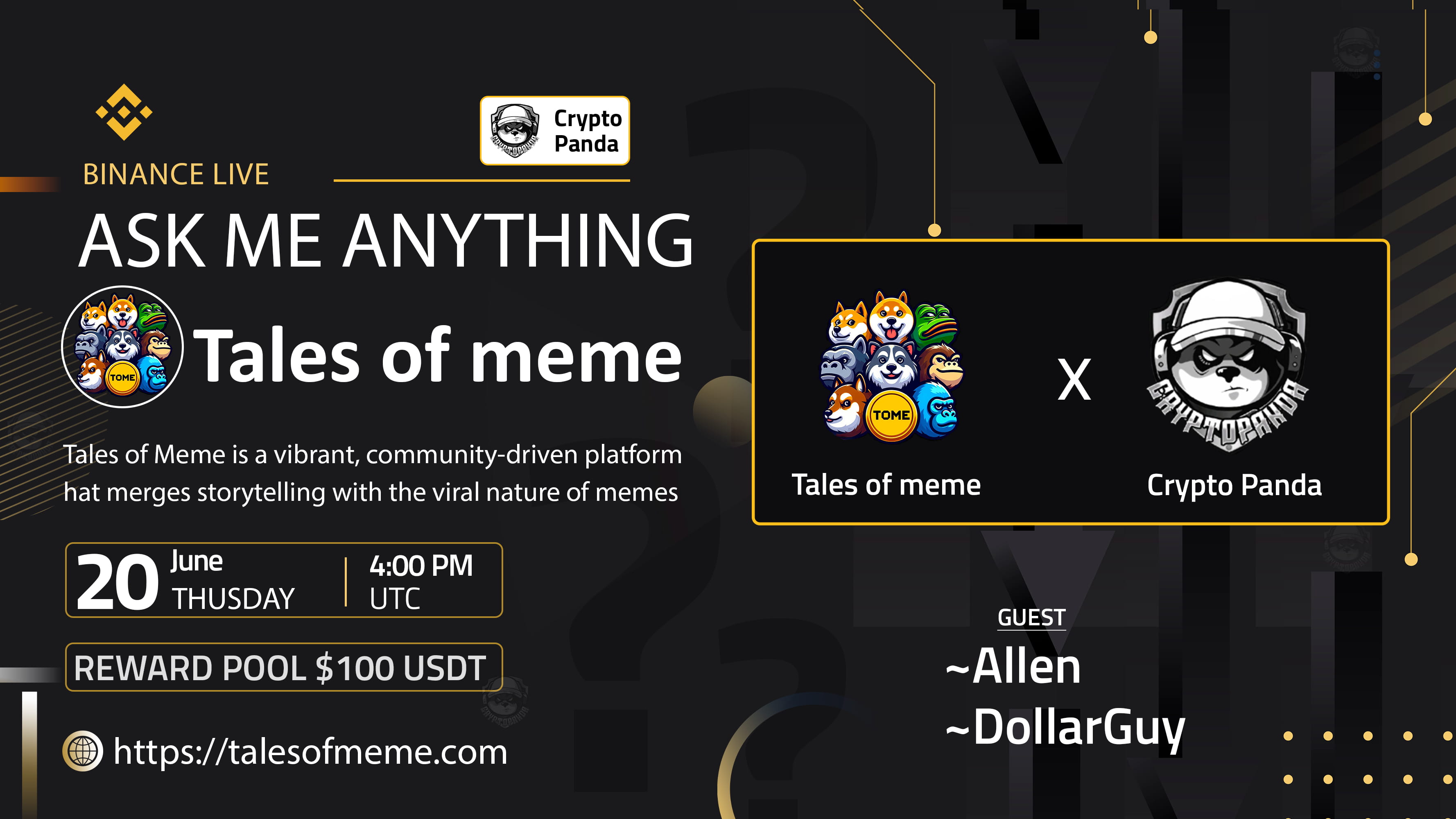 ASK ME ANYTHING With Tales of meme 