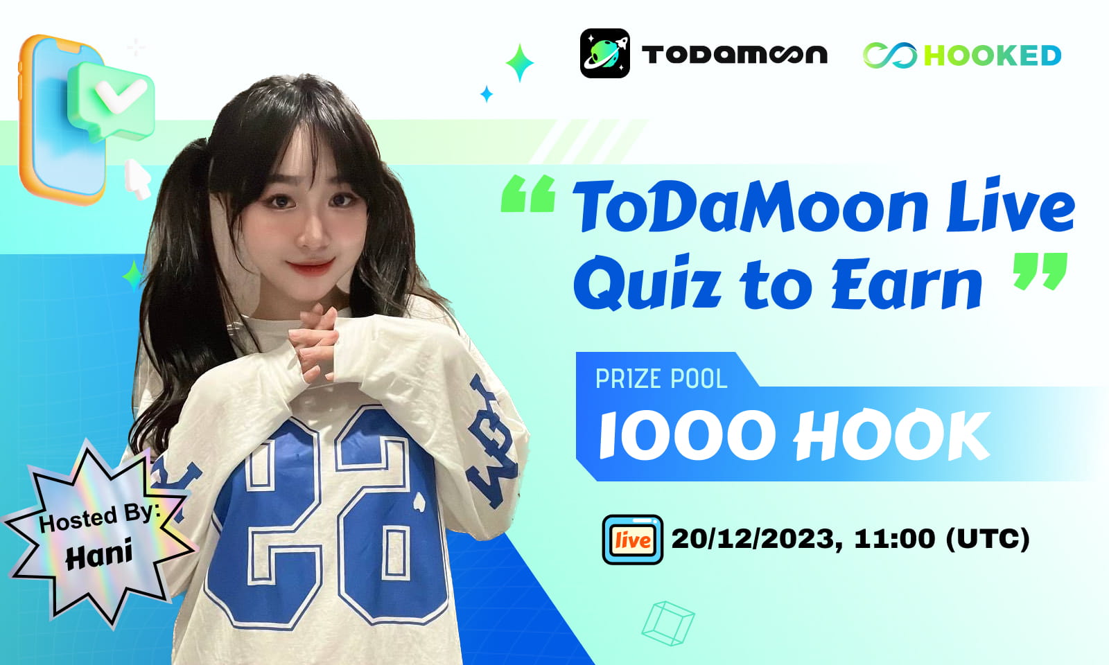 ToDaMoon Quiz-to-Earn Gameshow - 87th Livestreaming