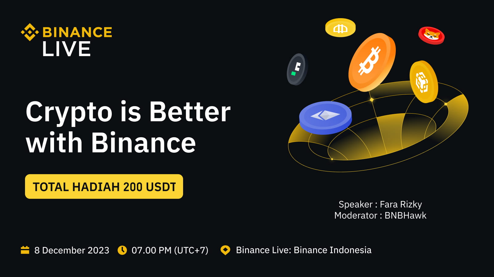 Binance Live x Binance Angel : Crypto is Better with Binance