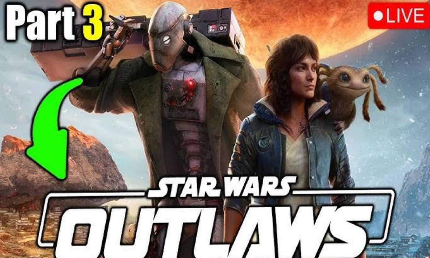 Star Wars Outlaws Part-3 With INDIALIVE | JUST FOR FUN #Starwar