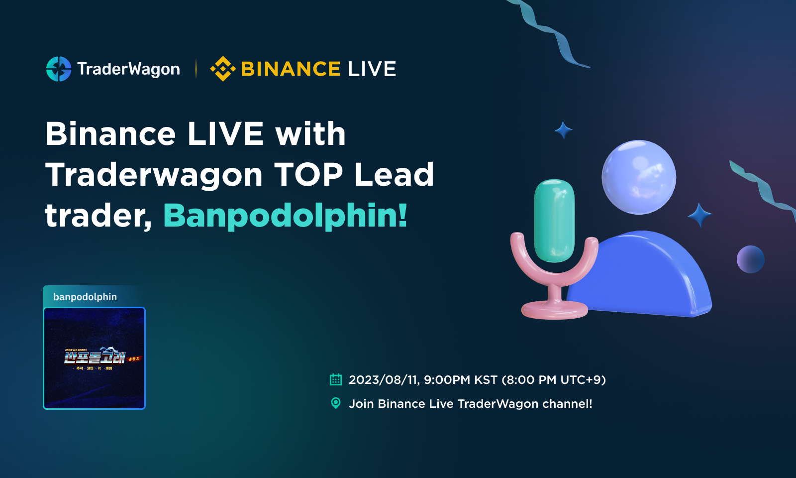 Traderwagon Live with BanpoDolphin