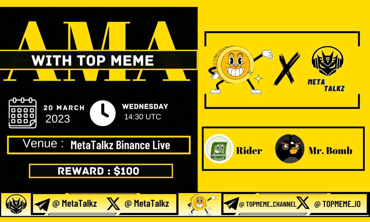 Meta Talkz AMA with TOP MEME