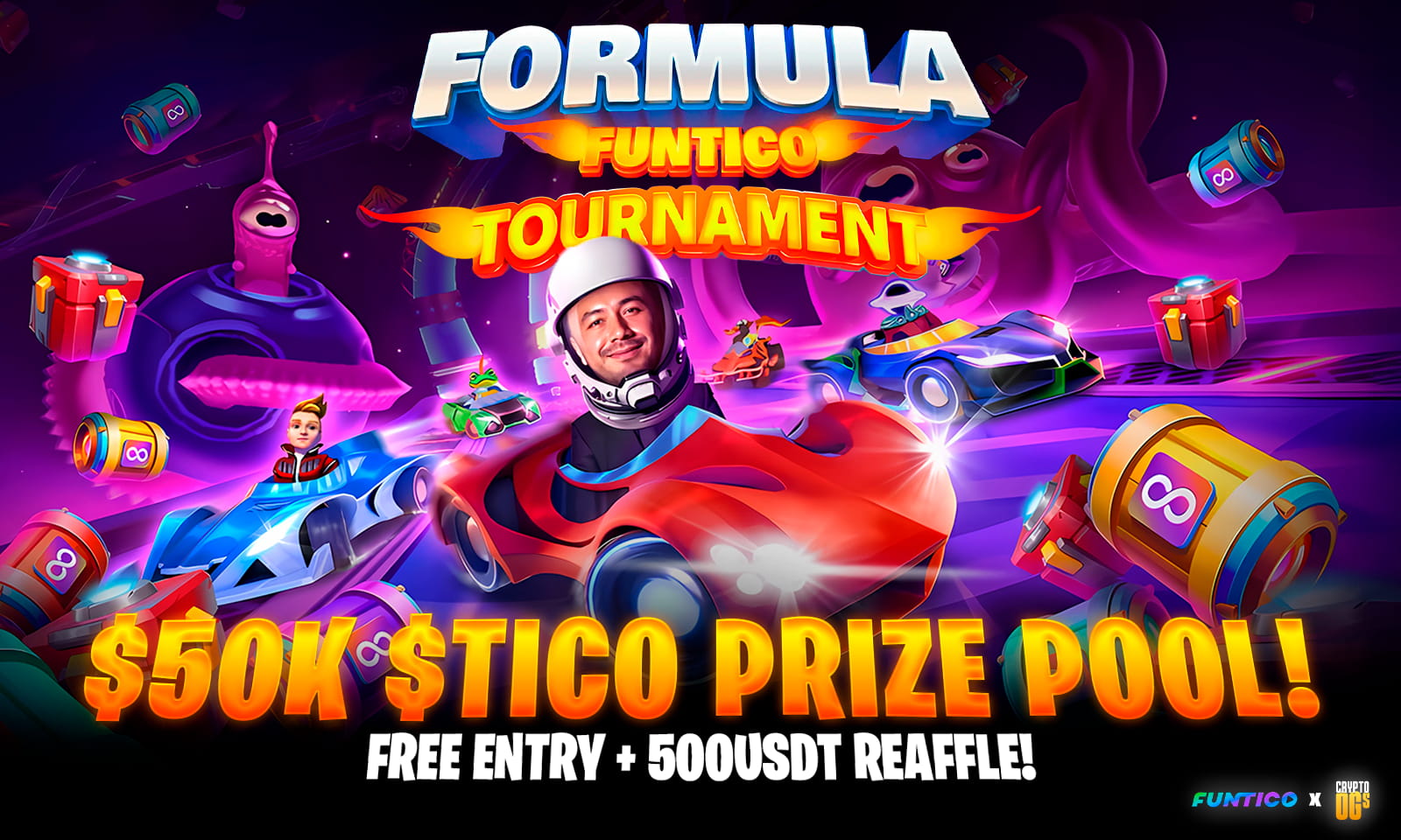 50K $TICO Tournament - Funtico x Crypto OGs' Space Race