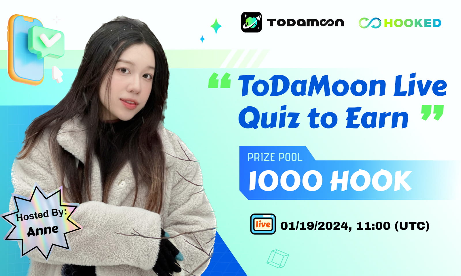 ToDaMoon Quiz-to-Earn Gameshow - 96th Livestreaming