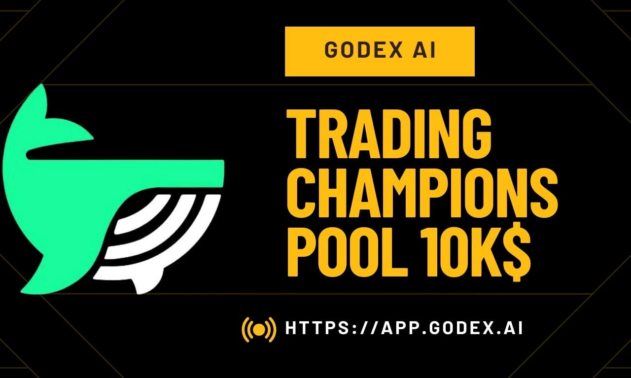 Live Trading Champions Pool 10K$ on GodexAI , 100$ RainBox