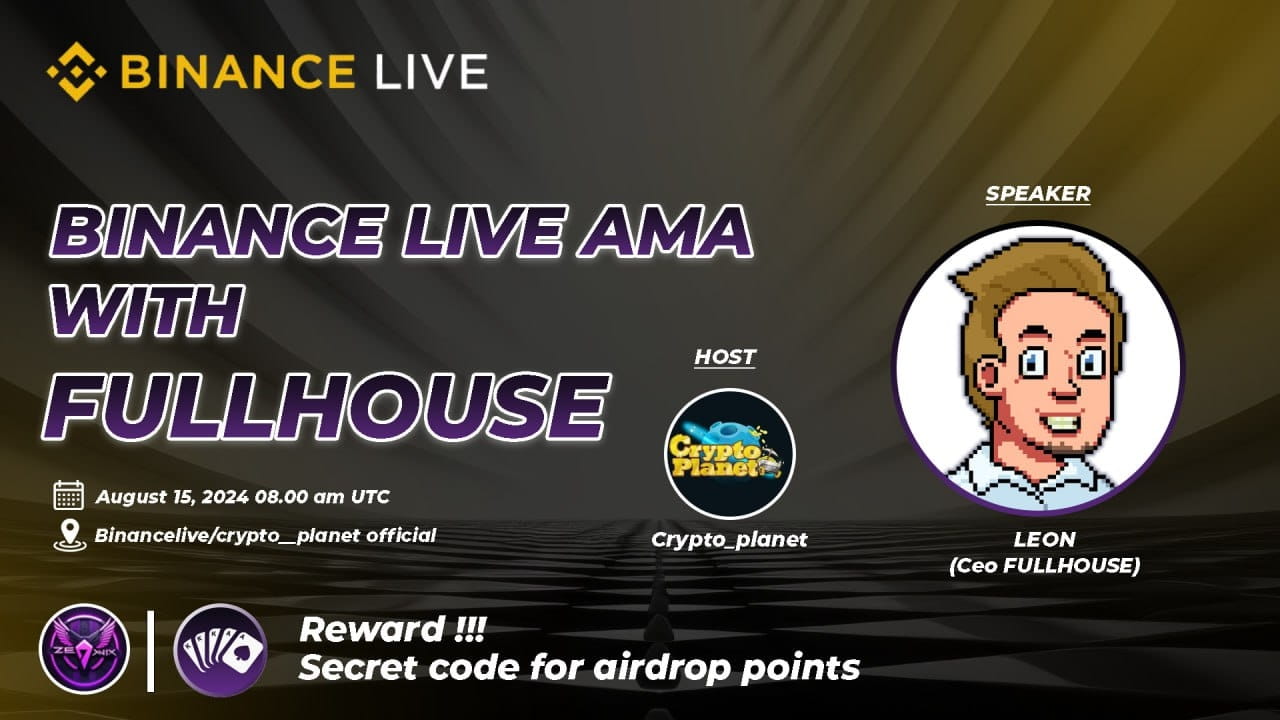 Crypto Planet Binance Live AMA with FullHouse 