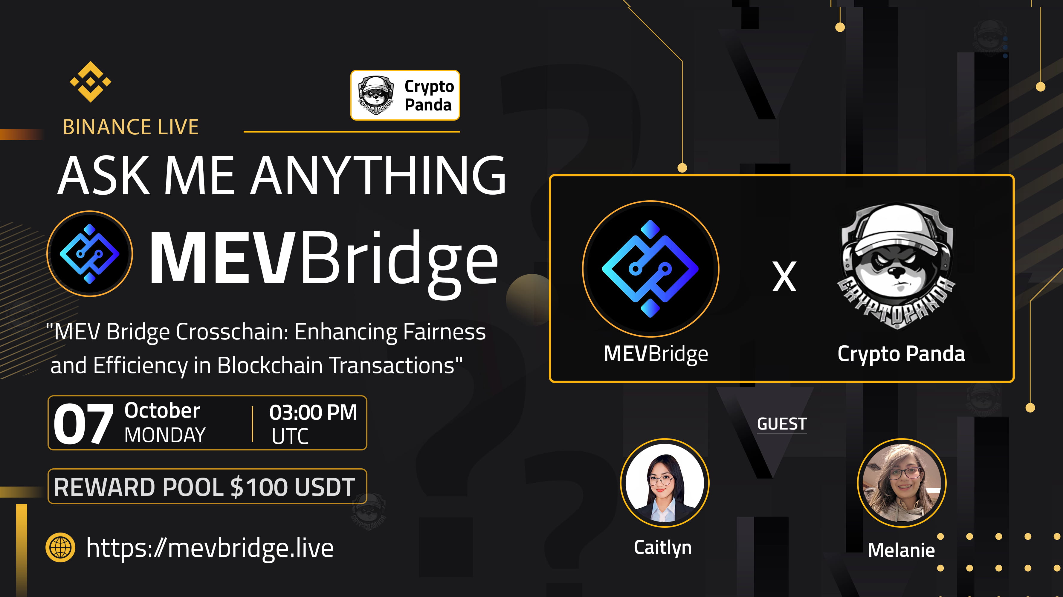 Crypto Panda presents AMA with MEVBRIDGE