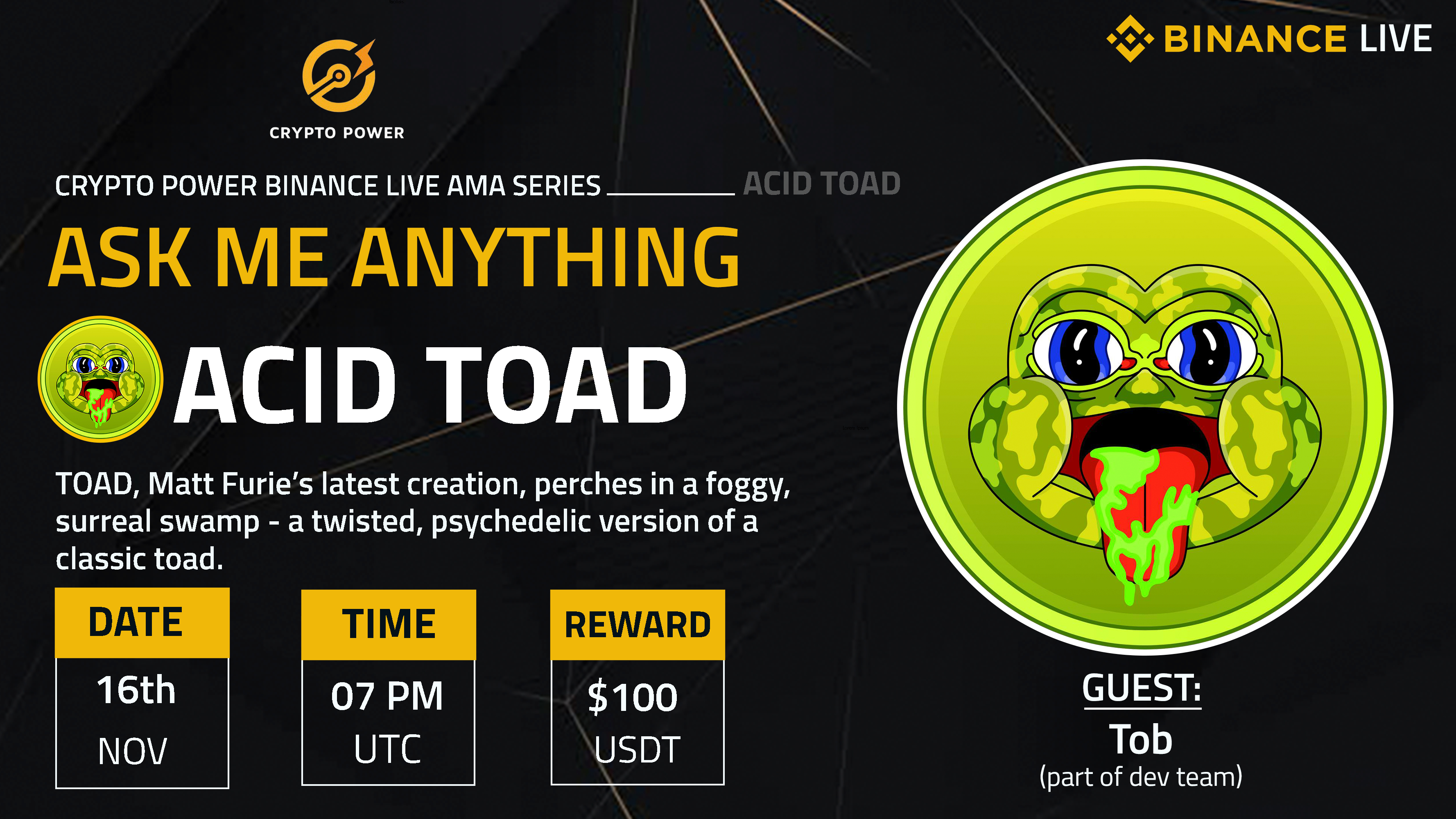 CRYPTO POWER AMA WITH ACID TOAD