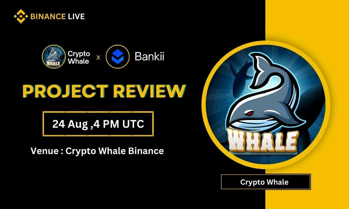 Crypto Whale is going to review #Bankii in Binance Live