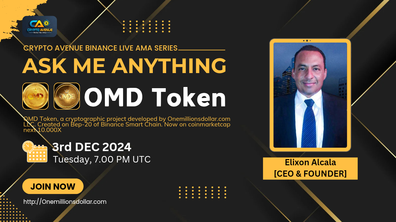 AMA - Crypto Avenue X OMD Token