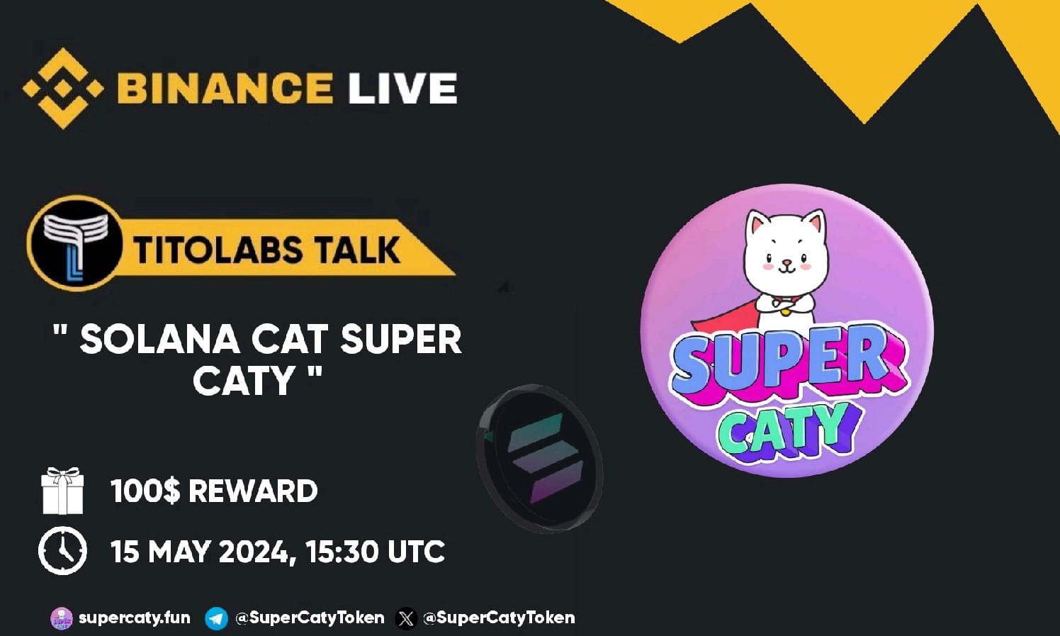 AMA WITH SUPER CATY (AIRDROP 100$) 