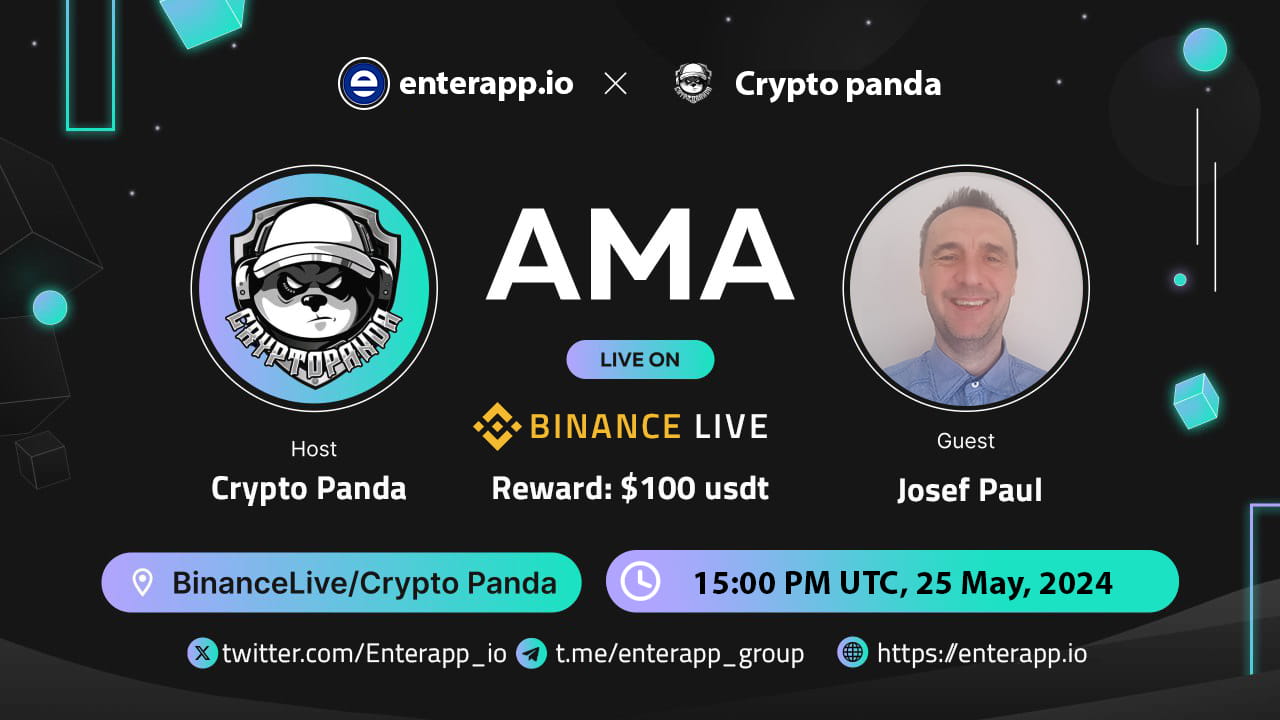 Crypto Panda presents AMA with  enterapp.io