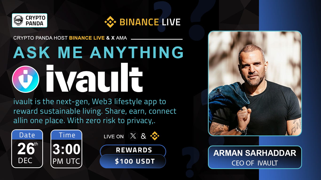 Crypto Panda Presents AMA with Ivault // $100 Giveaway