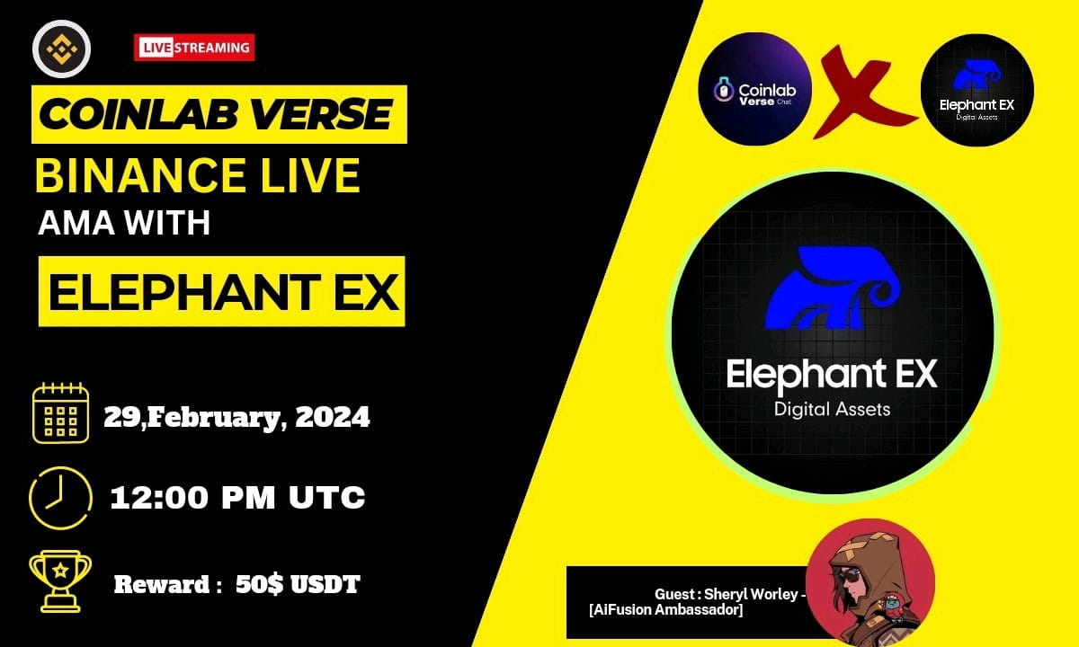 Binance Live AMA With #Elephant_EX