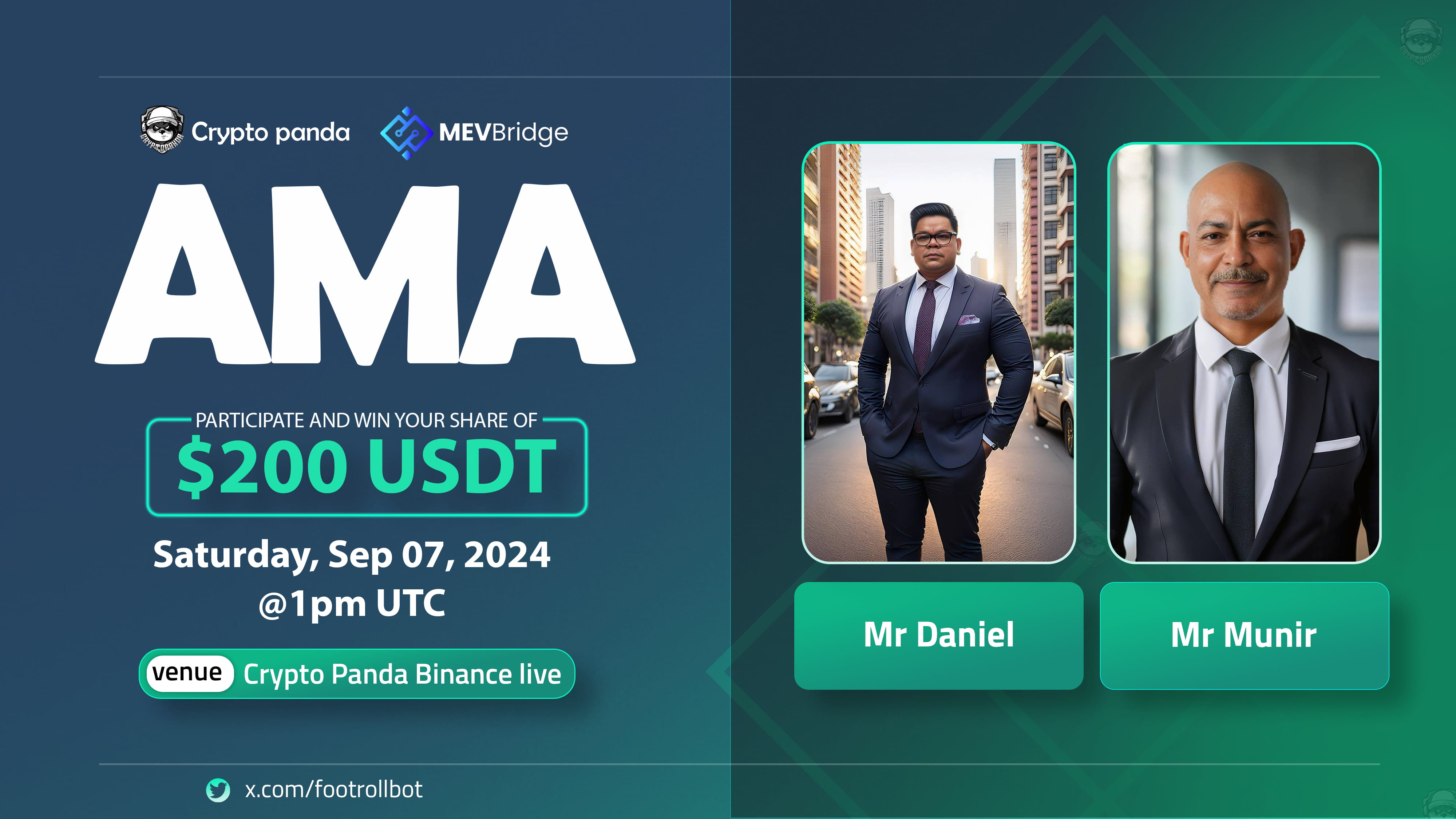 Crypto Panda presents AMA with MEVBRIDGE