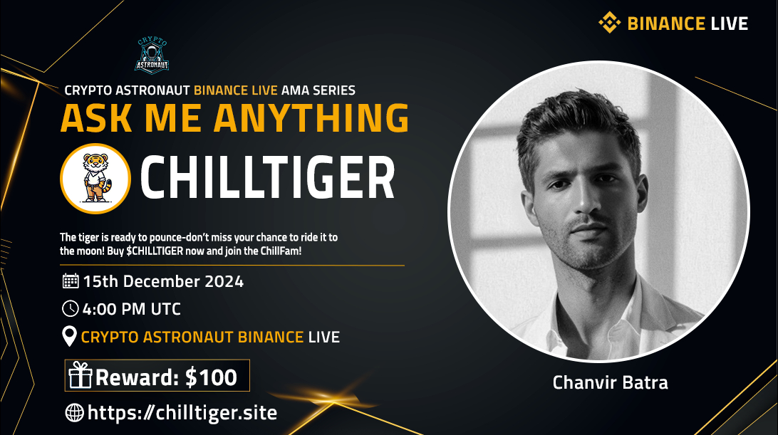 CRYPTO ASTRONAUT HOST AMA WITH  CHILLTIGER 