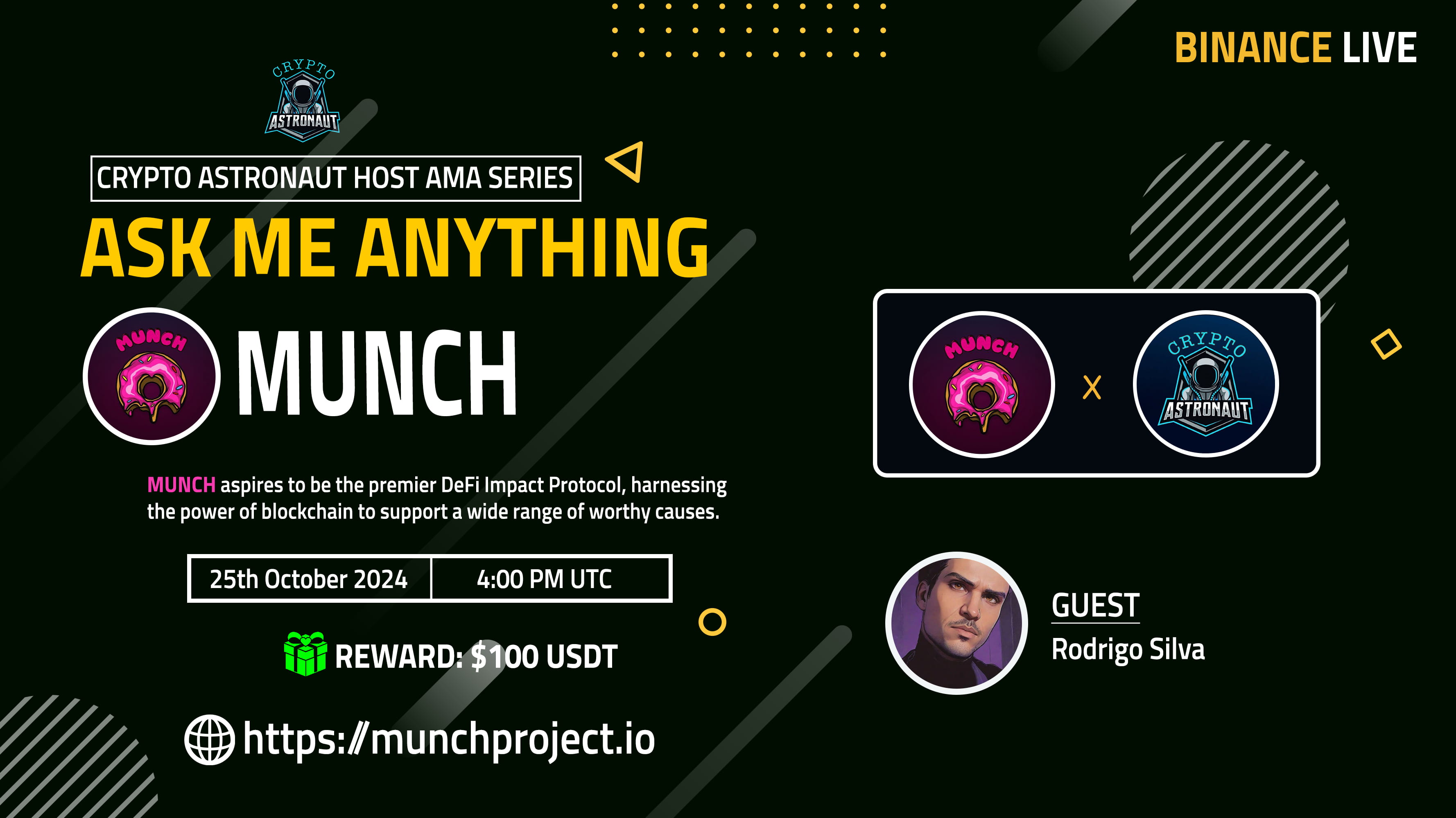 Crypto Astronaut Host AMA With MUNCH