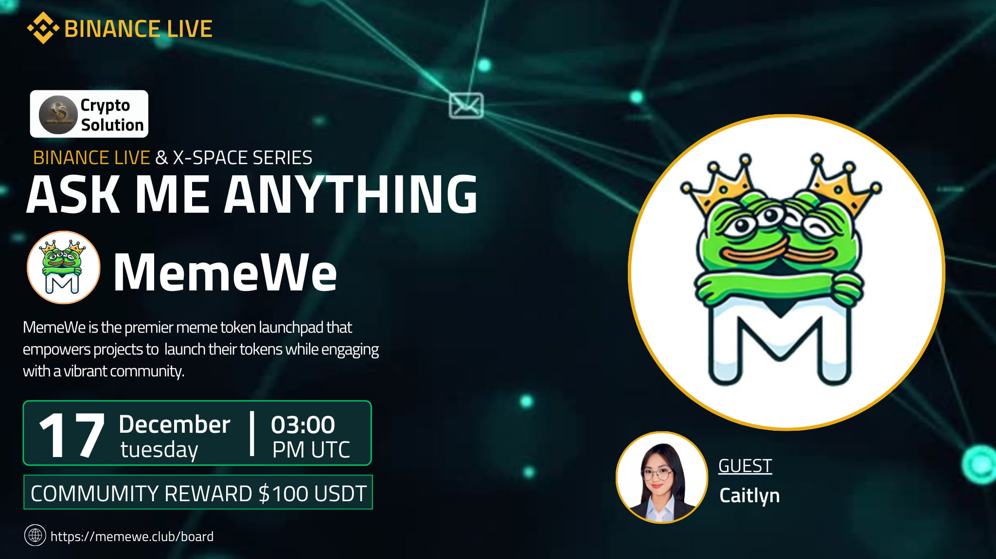 AMA - Crypto Solution <> MemeWe