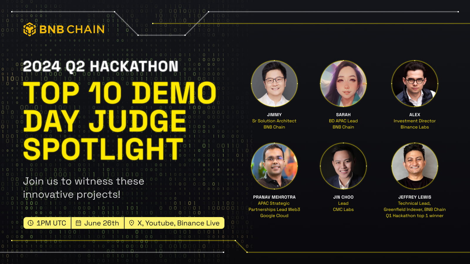 BNB Chain 2024 Q2 Hackathon Top 10 Demo Day