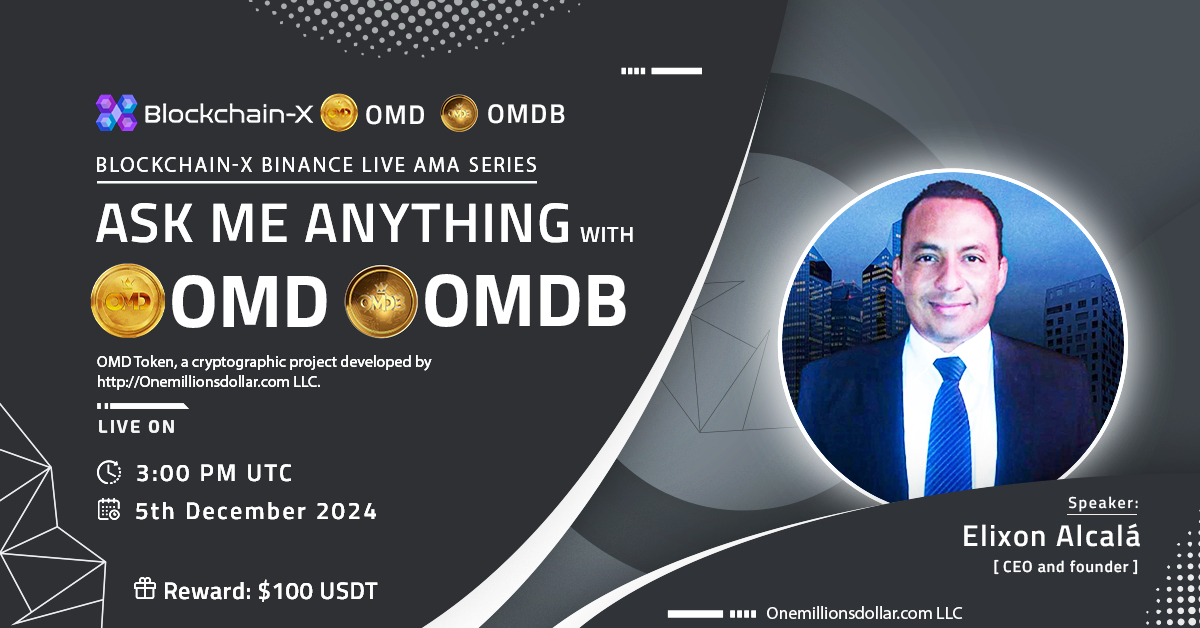 Blockchain-X AMA with OMD Token [Reward $100 USDT]