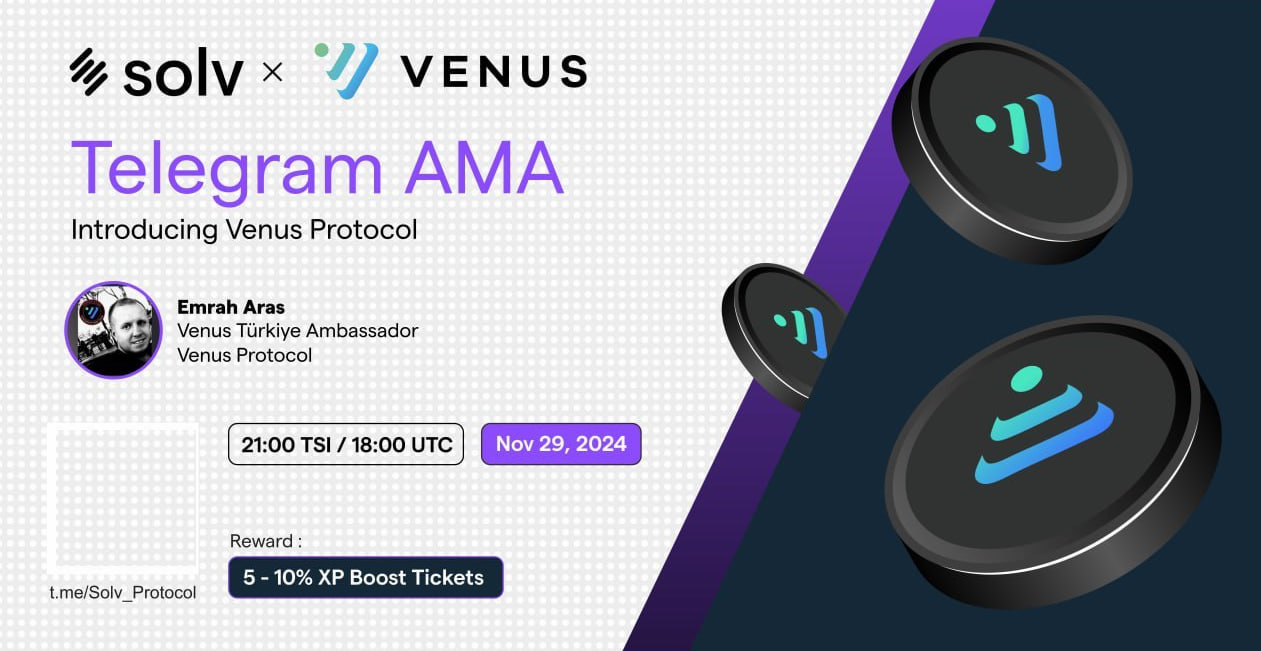 SolV Protocol 🎤  Venus Protocol AMA Event