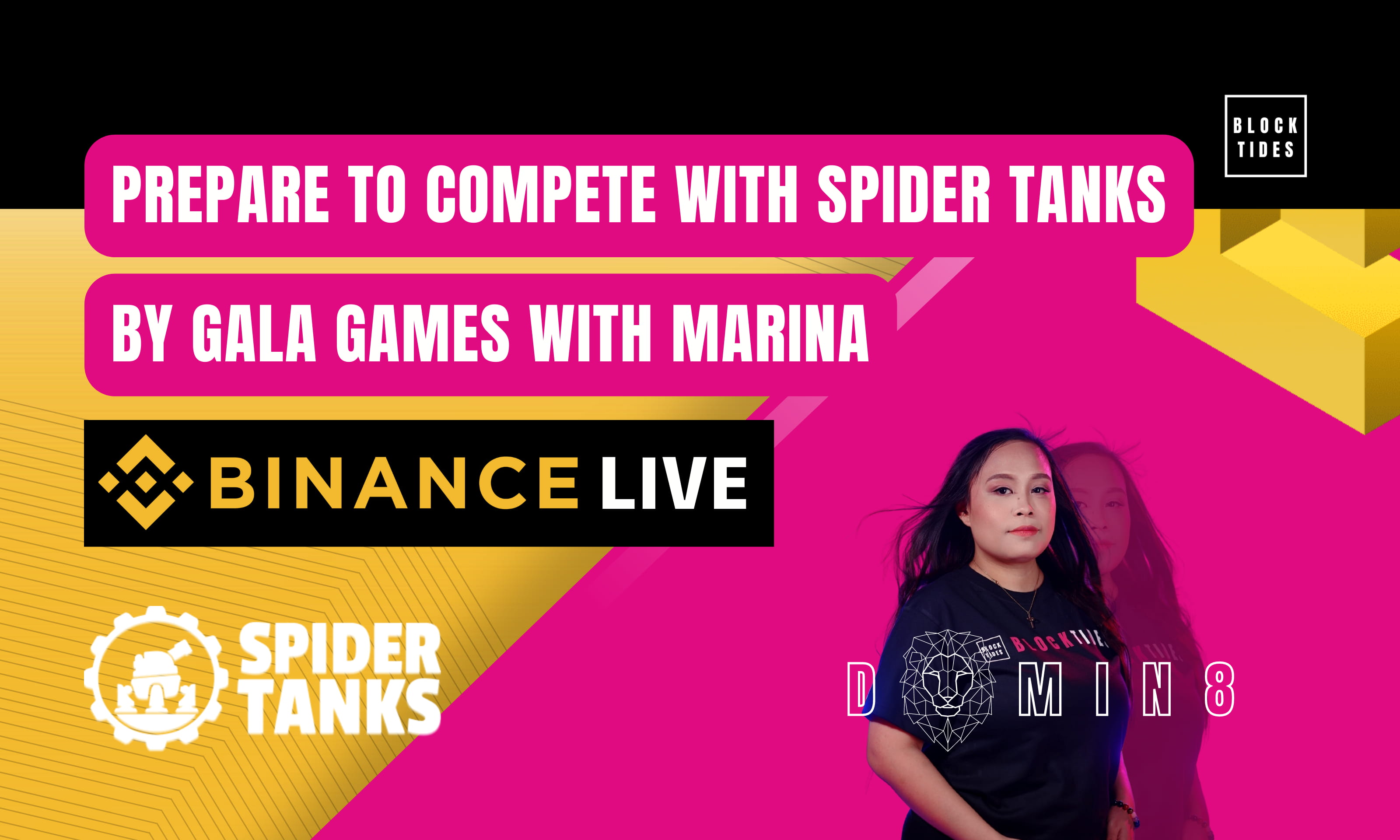 Prepare to compete with Spider Tanks by Gala Games powered by DOMIN8