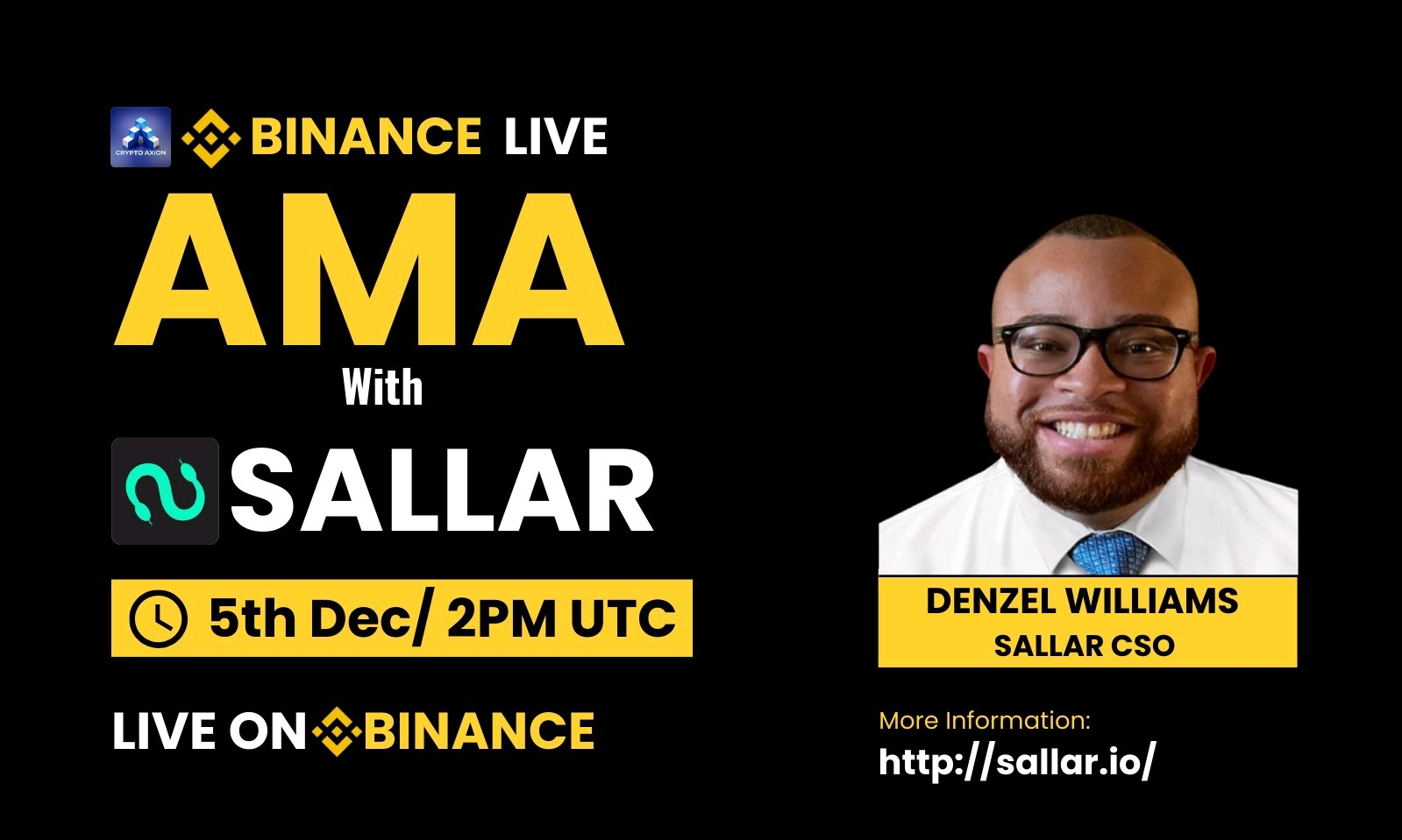 Crypto Axion <> Sallar Live AMA 50$ USDT Giveaway 