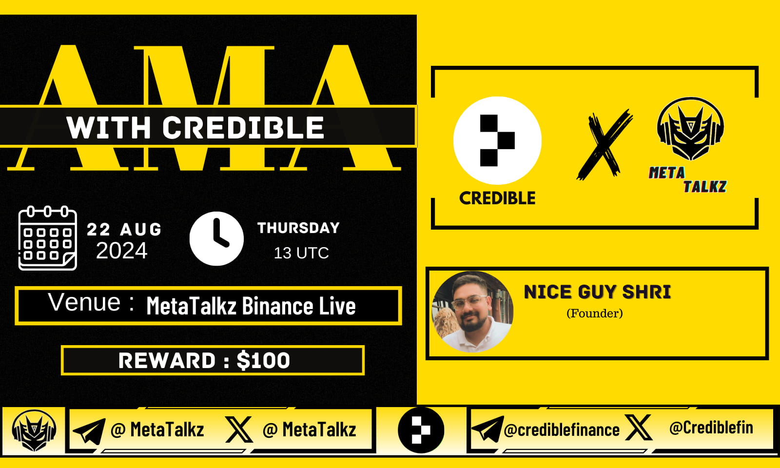 MetaTalkz AMA with CREDIBLE