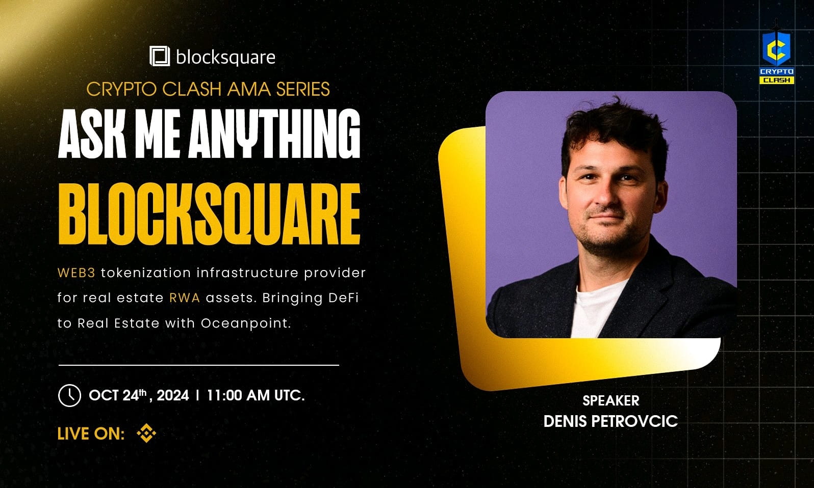 AMA - Blocksquare x Crypto Clash | 50$ USDT Rewards