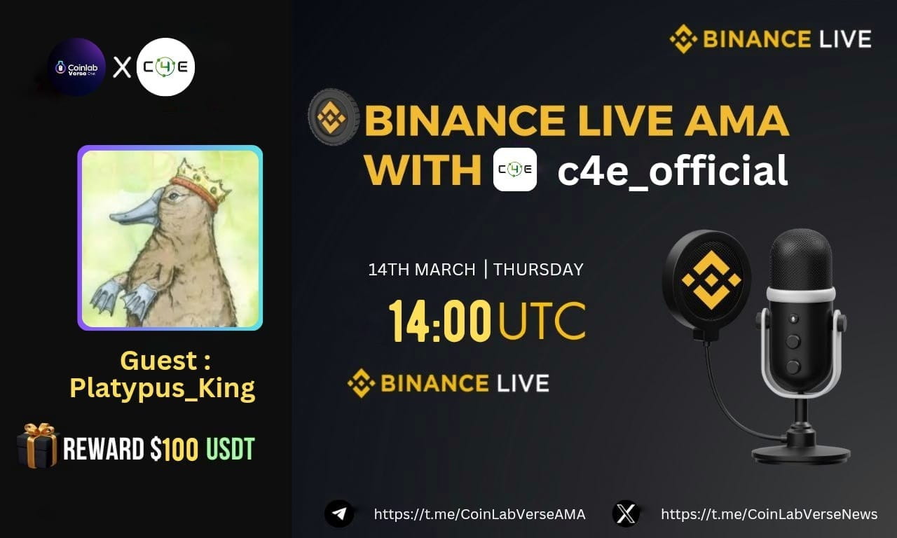 Binance live AMA With c4e Offical