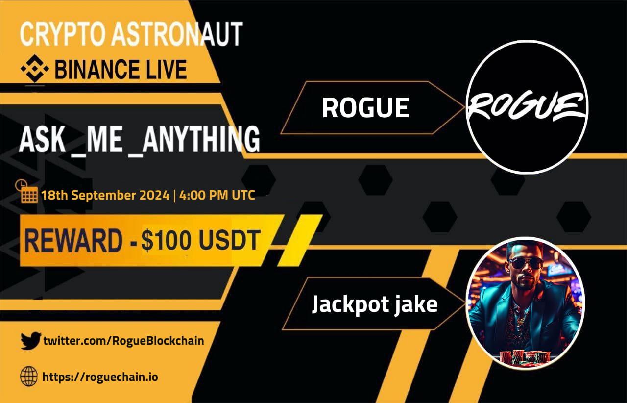 Crypto Astronaut Host AMA with ROGUE