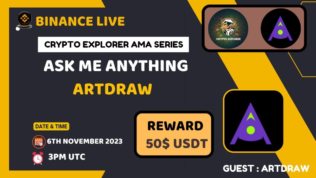 CryptoExplorer AMA With ARTDRAW REWARD: 50$ USDT 