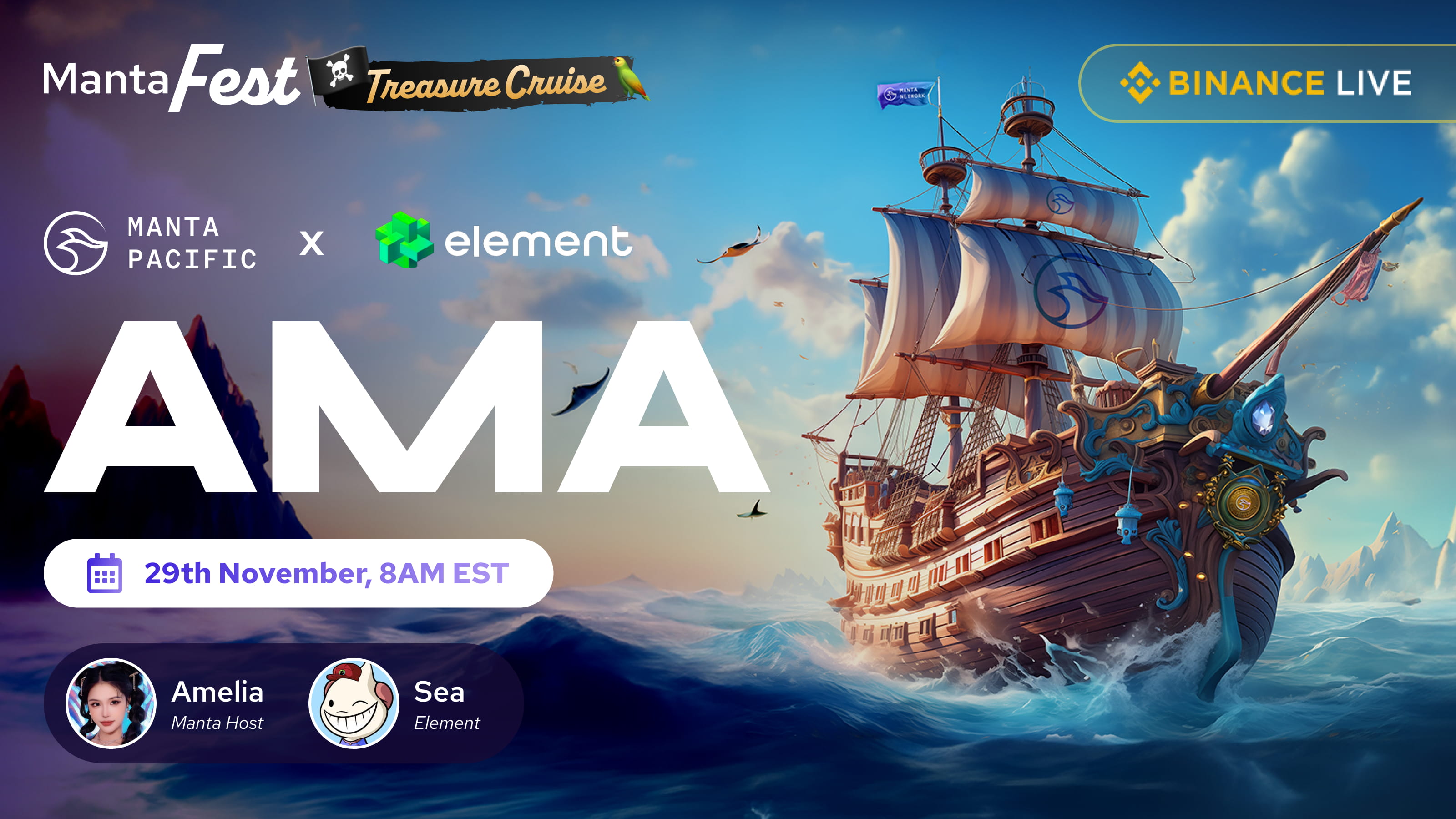 MantaFest Treasure Cruise - Element AMA