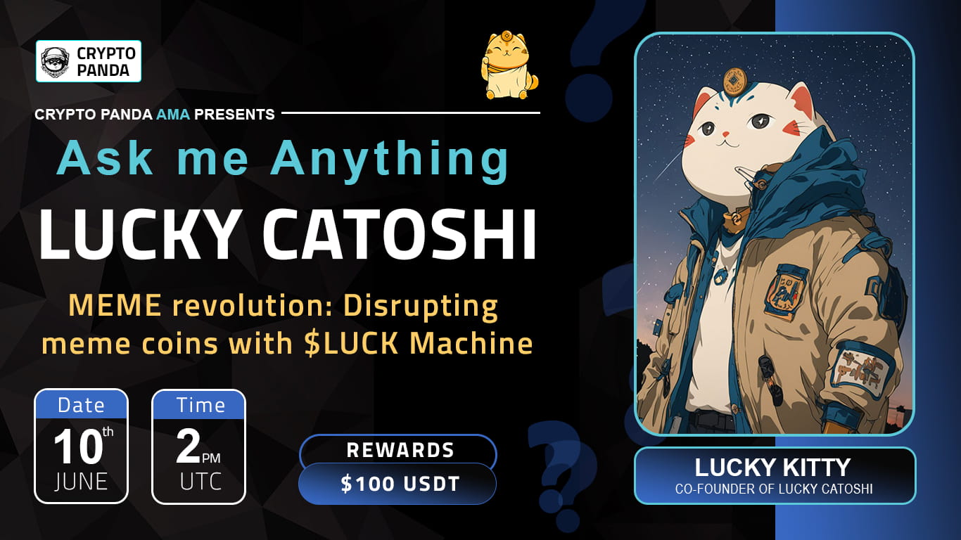 Crypto Panda presents AMA with Lucky Catoshi