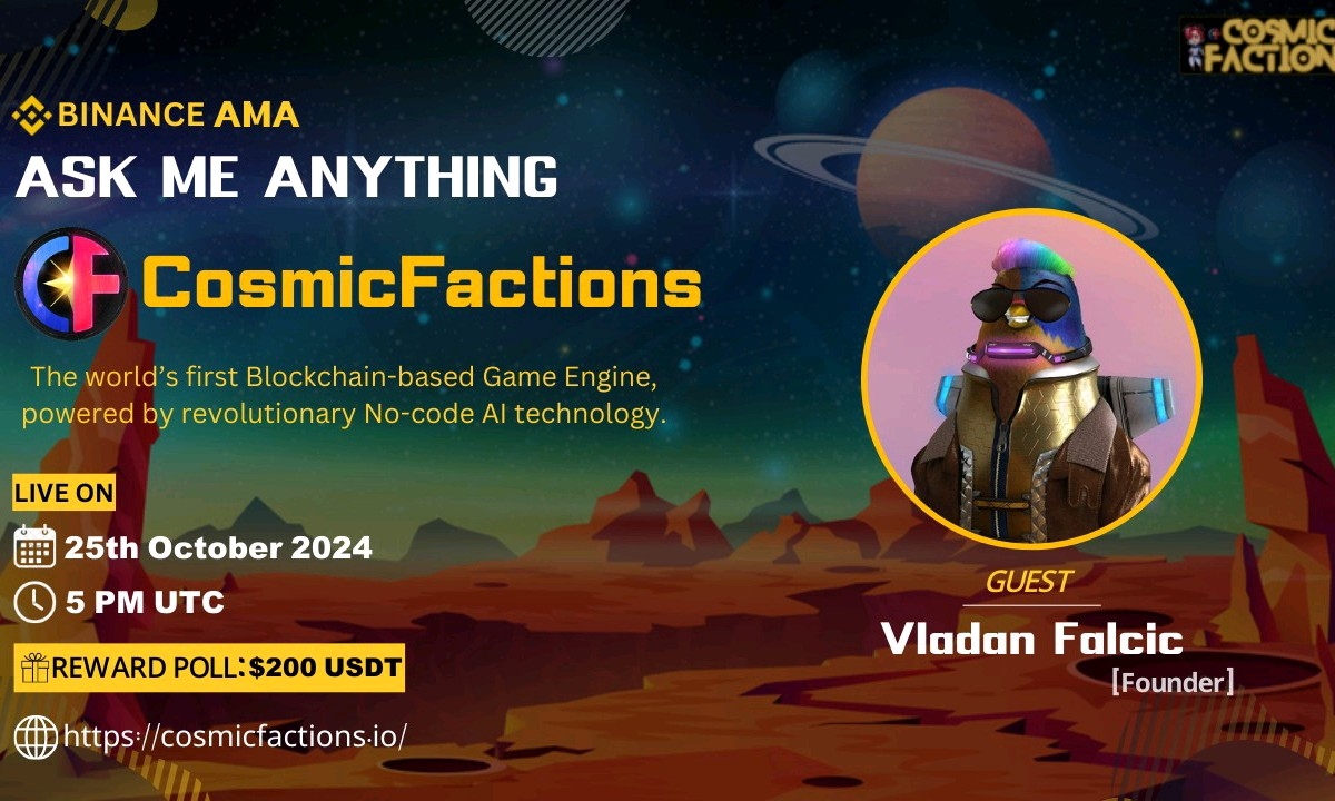 AMA - CosmicFactions x GEEK CHAT | $200 USDT Reward