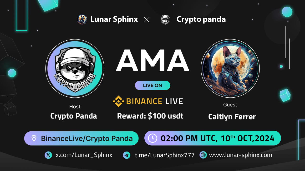 Crypto Panda presents AMA with Lunar Sphinx