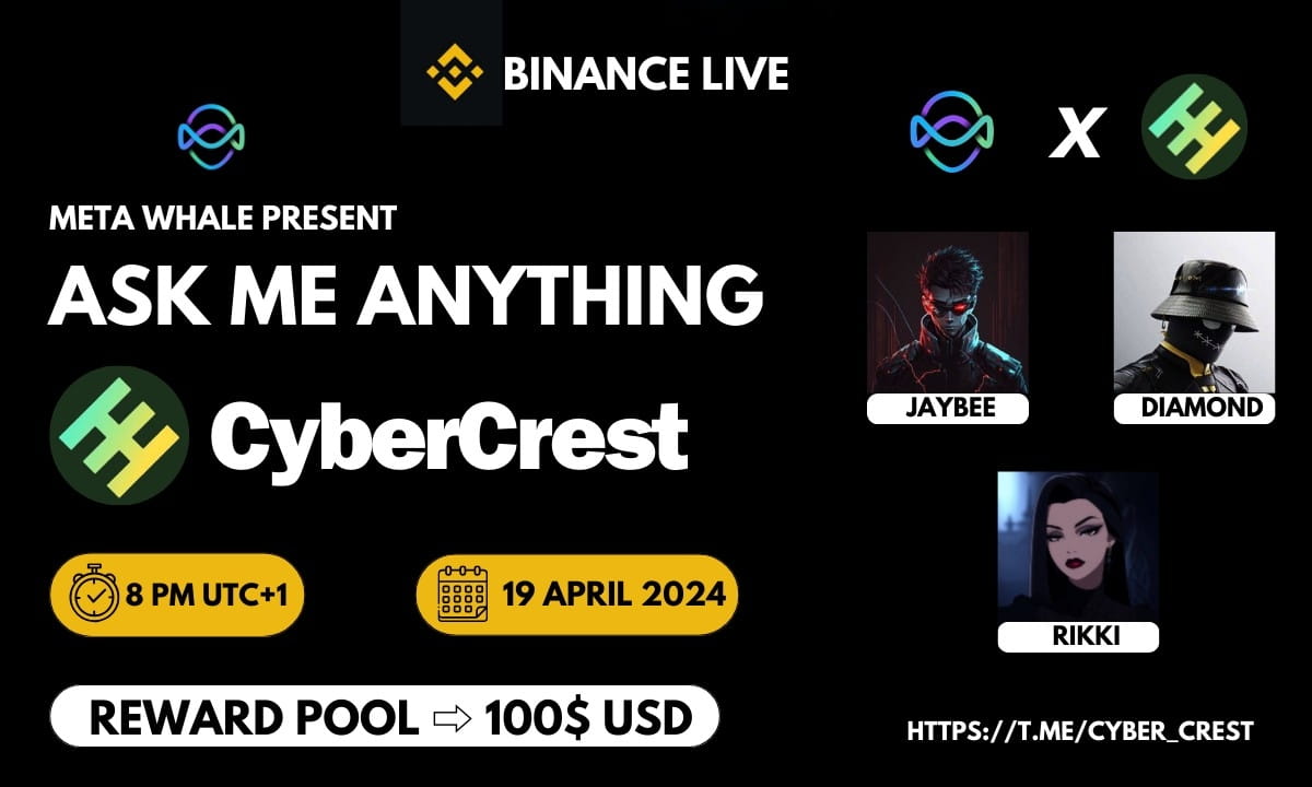 CyberCrest AMA | GIVEWAY 100$